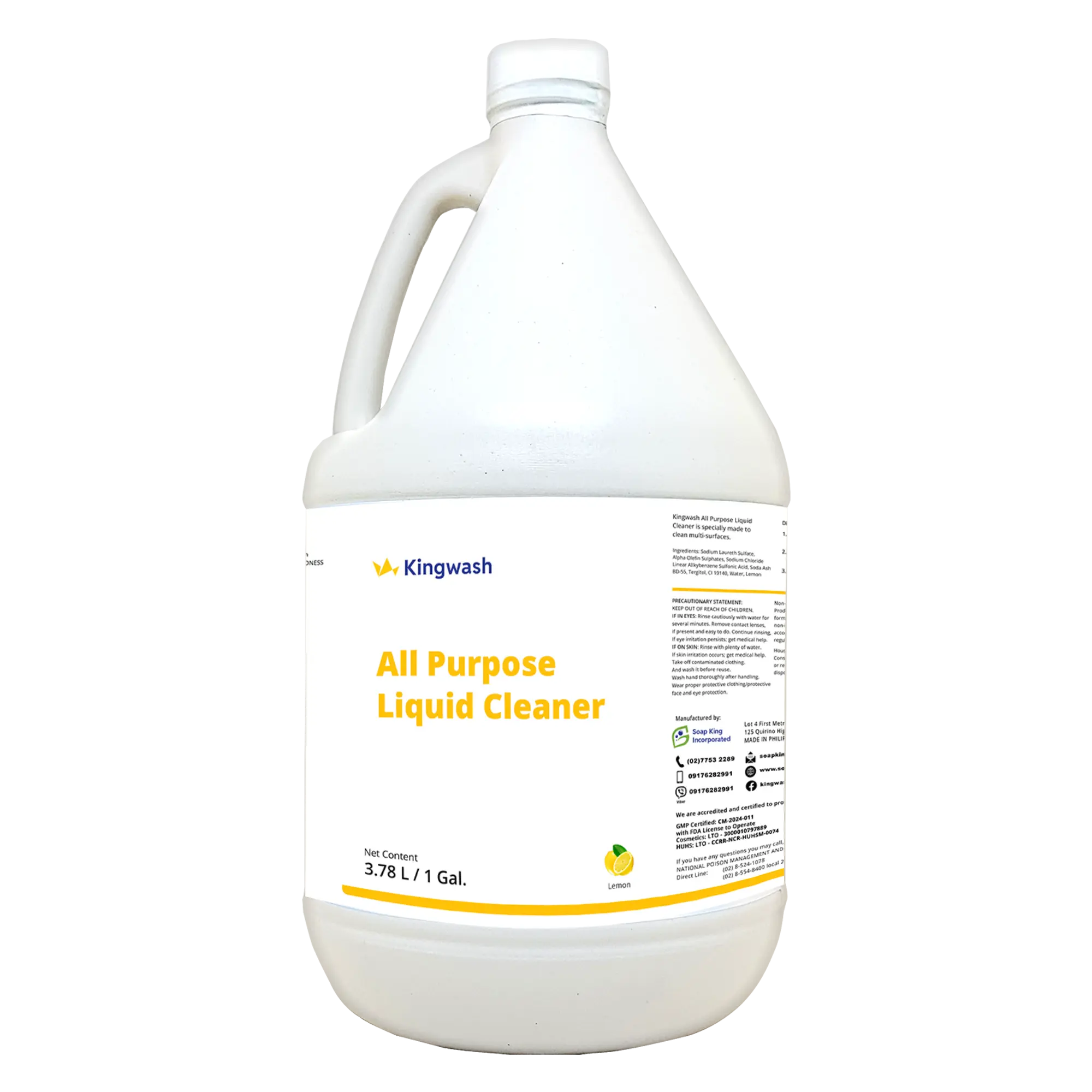 KINGWASH ALL PURPOSE LIQUID CLEANER LEMON