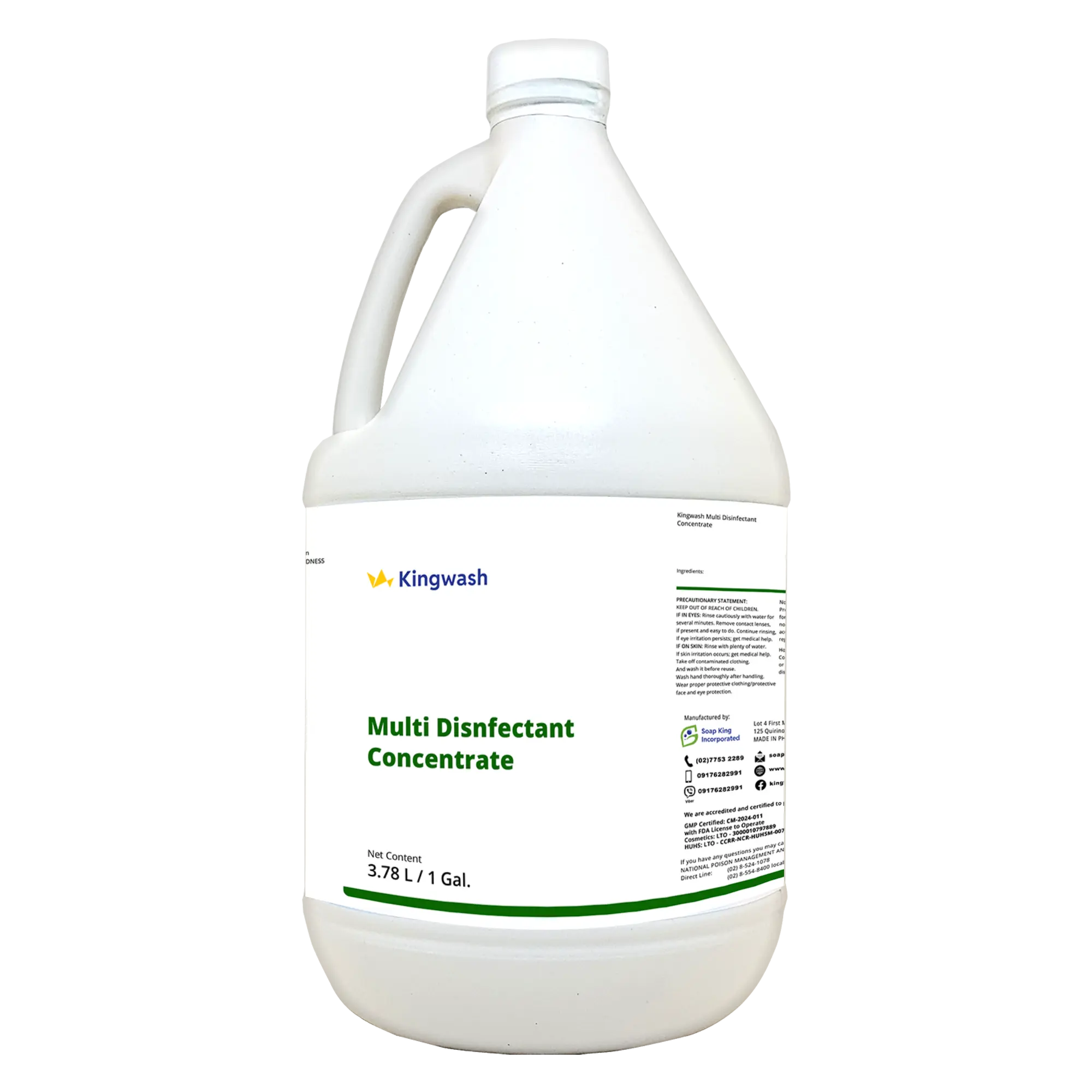 KINGWASH MULTI DISINFECTANT CONCENTRATE